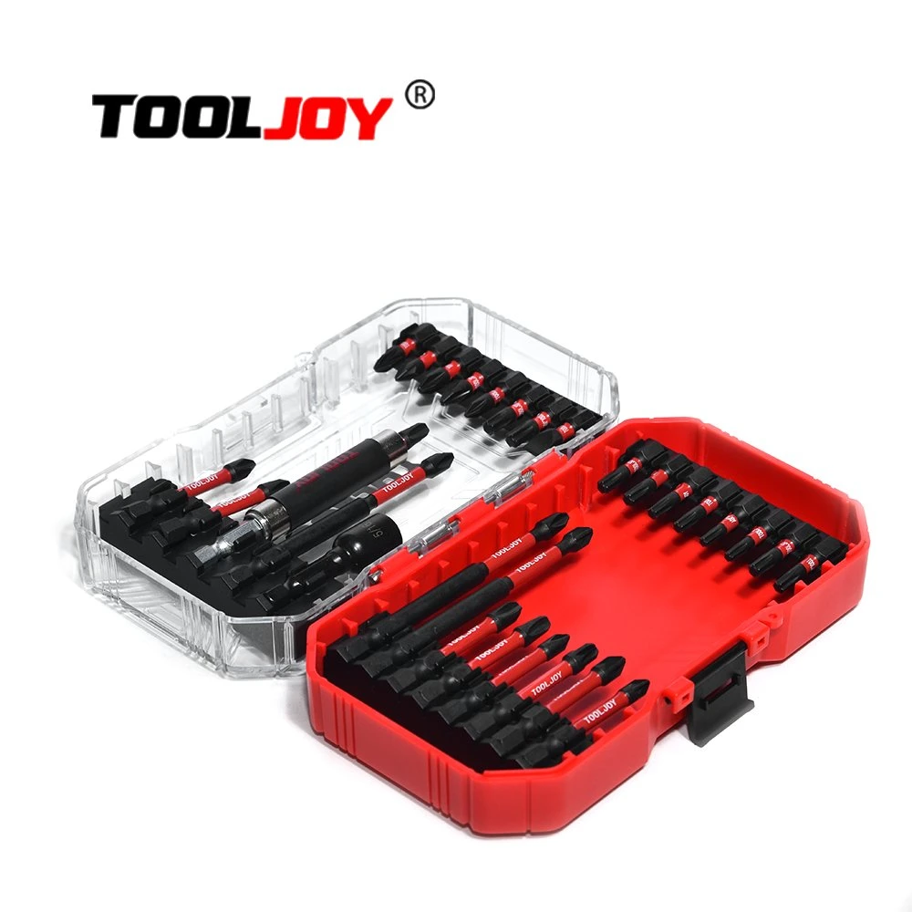 Tooljoy 30PCS Screw Driver Bit Double End Magnetic Screwdriver Bit, Screw Holder, Hex Screwdriver Bits, Cross Wind Batch Head, Industrial Electric Head